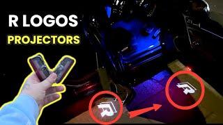 R LOGO *PUDDLE LIGHTS* INSTALL ON MY 500BHP GOLF R STEP BY STEP TUTORIAL*