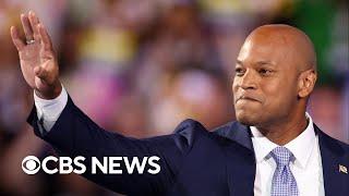 Gov. Wes Moore recounts Baltimore bridge collapse, military service in DNC speech for Kamala Harris