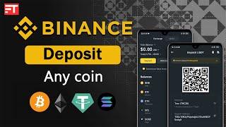 Binance Crypto Deposit | USDT, BTC, ETH or any coin deposit in Binance | Binance deposit kaise kare