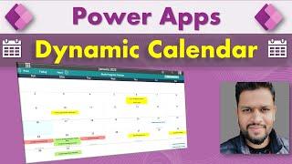 PowerApps Dynamic Calendar - Gallery view to Calendar view #PowerApps #Calendar #PowerAppsGallery