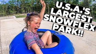 USA'S LARGEST SNOW TUBING PARK!! | Wolfe Mountain in Branson MO | SNOW FLEX