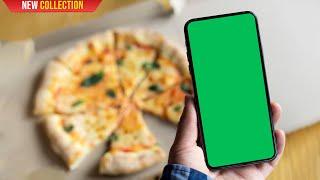 Green Screen Pizza App Promotion Mobile Mockup | 4K | Global Kreators