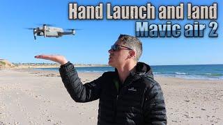 How to hand launch and land - DJI Mavic Air 2