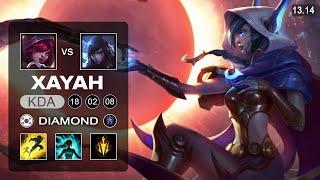 Xayah vs Aphelios ADC - KR Diamond - Patch 13.14 Season 13