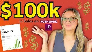 How I Hit $100k In Sales On Poshmark! Tips To Make Money Selling Clothing Online!