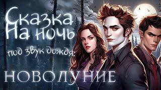 АУДИОКНИГА и Звук Дождя. НОВОЛУНИЕ (Сумерки) | Прочтение перед сном для Успокоения 