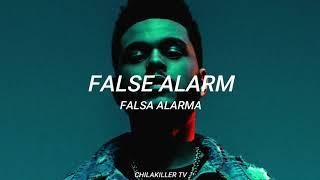 False Alarm - The Weeknd (Lyrics - Sub. Español)