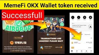 MemeFi Token Claim OKX Wallet & Withdrawal Process Step By Step