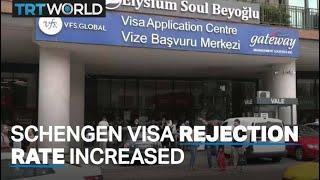 More than 16% of Turkish applicants denied Schengen visa in 2021