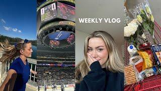 LIFE AS A BRIT LIVING IN LA | Trader Joes haul, Ice Hockey game and finally running again!!