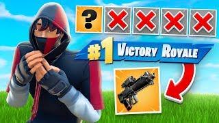 WINNING With FIRST GUN ONLY Challenge In Fortnite!