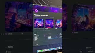 My Notion Personal Dashboard