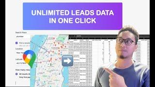 Scrape unlimited leads in one click (Collect data from Google Maps)