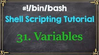 Variables | Shell Scripting Tutorial for Beginners-31