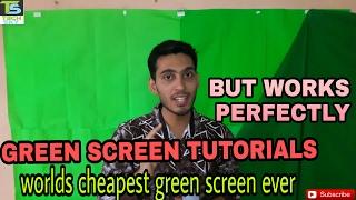 [ Hindi ]Green screen tutorial | cheap & best | How to setup green screen at home