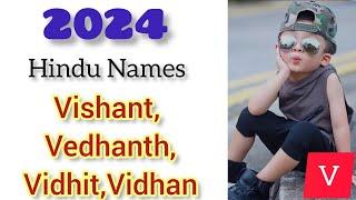 Modern Hindu baby boy names starting with V letter/Latest Unique new boy name/हिंदू लड़कों के नए नाम