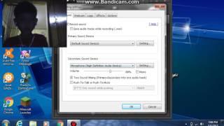 How to add your voice on bandicam without a microphone windows 7