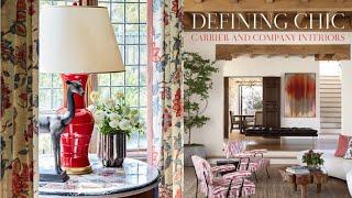 A Review: Defining Chic - Carrier and Company Interior Designers by Carrier, Miller & 1770 Home Tour