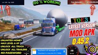 Truckers of Europe 3 v0.45.2 MOD APK - Unlimited Money & Max Level Unlock All Trailers