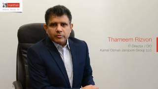 Thameem Rizvon, CIO, Kamal Osman Jamjoom | Manthan Client | Analytics