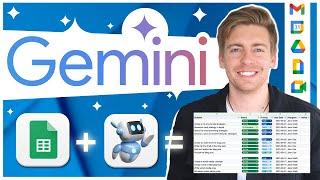 Work Smarter with Google Sheets AI (Spreadsheet Gemini AI Tutorial)