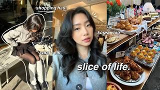 slice of life  days in my life IN KOREA ft. what i eat, NEW HAIR, lots of shopping, fashion haul