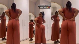 Thick Curvy Queen in a Granny Dress | Beverly Thlako Thick & Curvy Queen