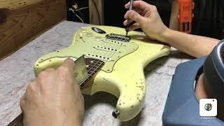 Guitar Setup - Fender 60s Road Worn Stratocaster Olympic White (49556)
