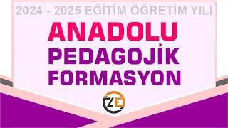 AÖF Anadolu Üniversitesi 2024 PEDAGOJİK FORMASYON EĞİTİMİ SERTİFİKA PROGRAMI BAŞVURULARI