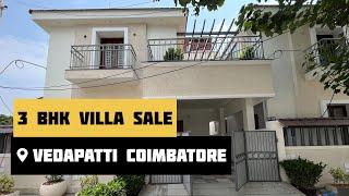 3bhk Semi Gated Community Villas Sales In Vedapatti Coimbatore | Neaarby Rspuram