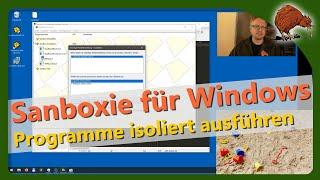 Sandboxie - Programme isoliert in Windows ausführen