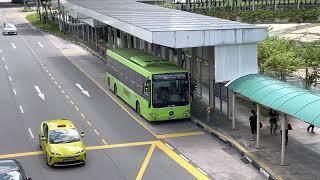 SMRT Buses Mercedes-Benz OC500LE (Batch 1) SMB67T on Service 975 departing Bus Stop 44259