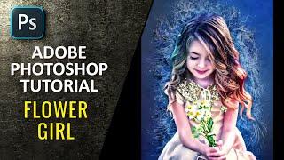 Flower Girl Photo Manipulation  - Adobe Photoshop Tutorial