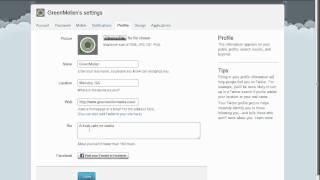 Twitter: How to edit your profile