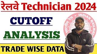 RRB Technician Cutoff 2024 | RRB Technician Trade Wise Cutoff | RRB Technician Expected Cutoff 2024