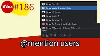 Mention users with TributeJS | SupeRails #186