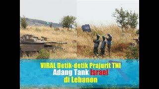 VIRAL Detik-detik Prajurit TNI Adang Tank Israel di Lebanon