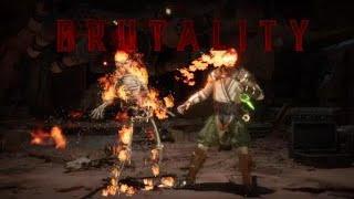 Scorpion Brutality Mortal Kombat 11 Online Beta