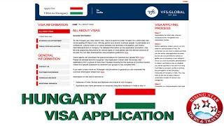 How to Fill Hungary Visa Application Form Online l Step By Step Guide