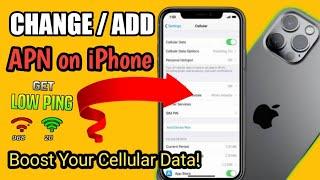 HOW TO CHANGE APN SETTINGS IN IPHONE DEVICE - Lagyan Ng APN Para Bumilis Ang Cellular Data