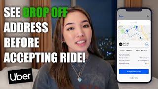 BREAKING: New HACK Allows Uber Drivers See DROP-OFF Addresses Before Accepting Ride!