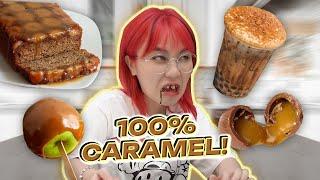 Misthy thử thách ăn tất cả với caramel. Suýt mất vị giác với món số 7?! FOOD CHALLENGE