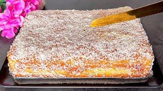 Best CAKE in the world! IT MELT IN YOUR MOUTH! Very Easy and Delicious! Recipe in 10 minutes