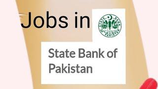 jobs in state bank of pakistan