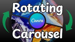 Learn How to Create a Rotating Picture Carousel in Canva | Beginner Tutorial #canva #animation #yt