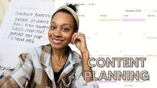 MY EXACT CONTENT PLANNING STRATEGY | how to always know what to post