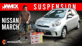 Jamex Sportline Shock Absorbers Install - Nissan March / HR12DE / K13 / Suspension