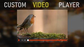 Custom Video Player Using Pure Javascript