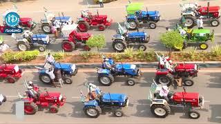 AP CM Jagan Disributes Tractor to Farmers | YSR Yantra Seva Scheme | Guntur |  iDream Puttaparthi