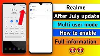 how to disable multiple user in realme | how to disable multiple user in realme|multiple user realme